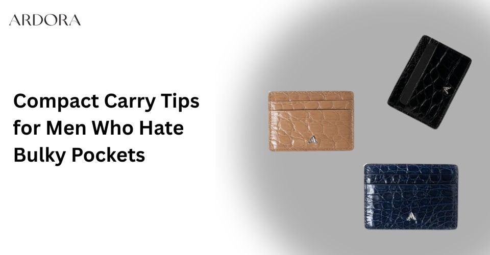 Compact Carry Tips for Men Who Hate Bulky Pockets
